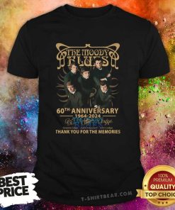 Nice The Moody Blues 60th Anniversary 1964-2024 Thank You For The Memories Shirt