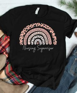 Nursing Supervisor Leopard Rainbow Appreciation Shirt