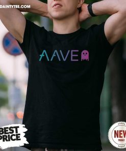 Official Aave Cryptocurrency Symbol T-shirt
