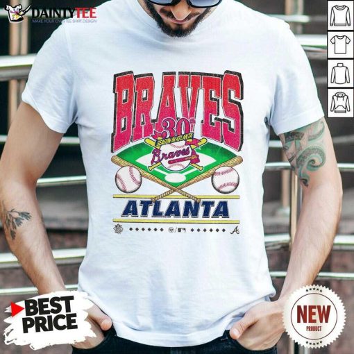 Official Atlanta Braves 30th Season In Atlanta Franklin T-shirt