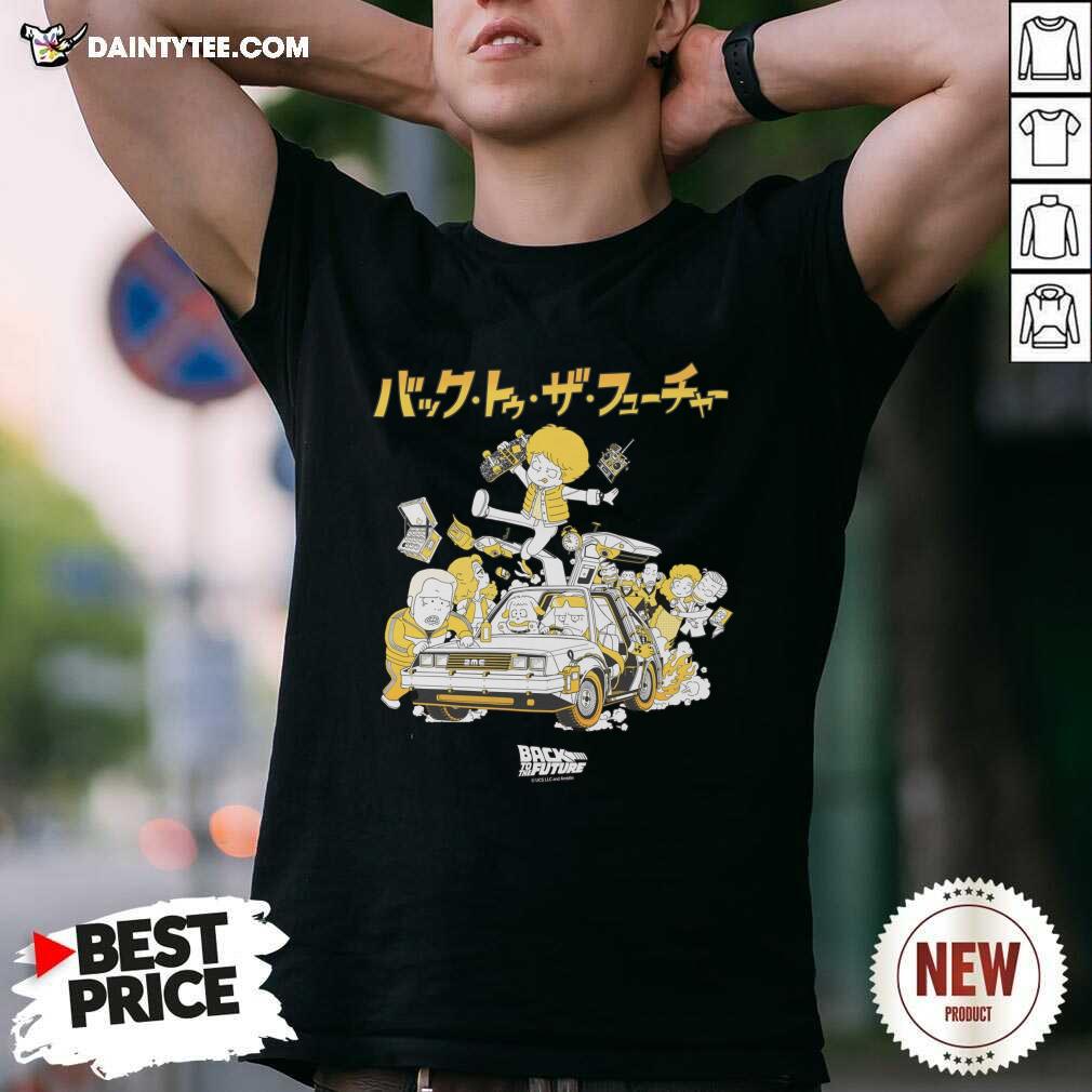 Shirt Official Back To The Future Anime T-Shirt