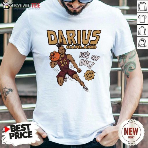 Official Comic Book Darius Garland T-shirt