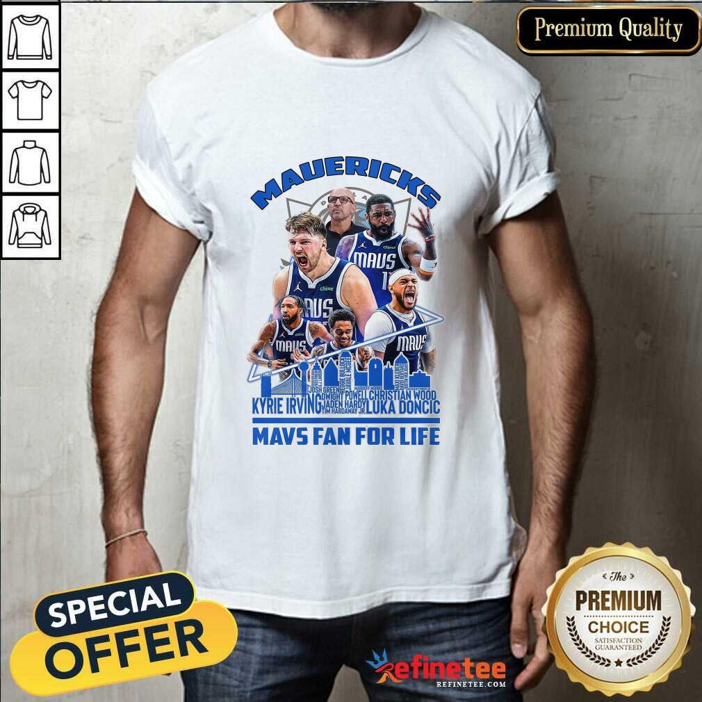 Shirt Official Dallas Mavericks Basketball Mavs Fan For Life City T-Shirt