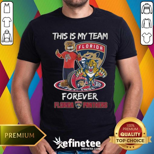 Official Florida Panther This Is My Team Forever True Fan T-Shirt