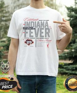Official Indiana Fever 25th Anniversary T-shirt
