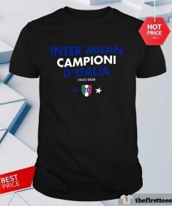 Official Inter Milan Champions 2024 T-shirt