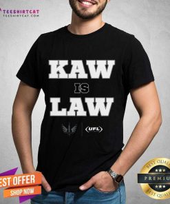 Official Kaw Is Law UFL T-shirt