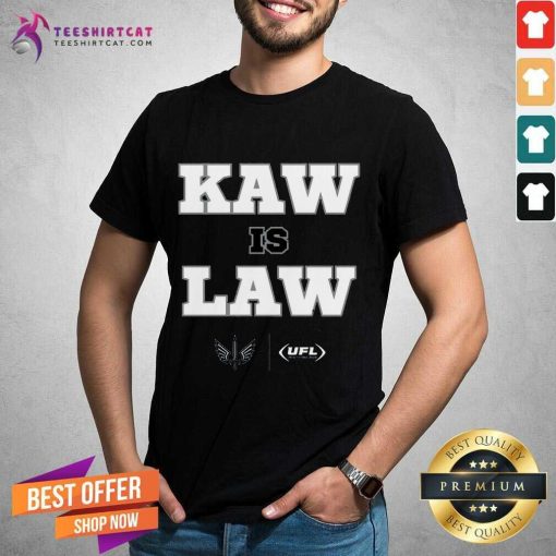 Official Kaw Is Law UFL T-shirt