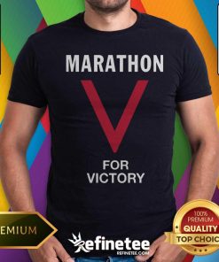Official Marathon V For Victory T-shirt