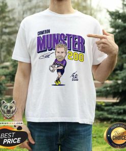 Official Melbourne Storm 2024 Adults Munster 200 T-shirt