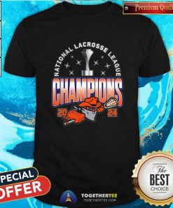 Official National Lacrosse League Champions Buffalo Bandits 2024 NLL Cup T-shirt