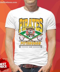 Official Pittsburgh Pirates '47 Brand Cooperstown White Wash Field T-shirt