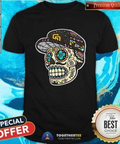 Official San Diego Padres New Era Sugar Skulls T-Shirt