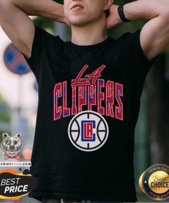 Officical Los Angeles Clippers Royal Tri-Ball T-shirt
