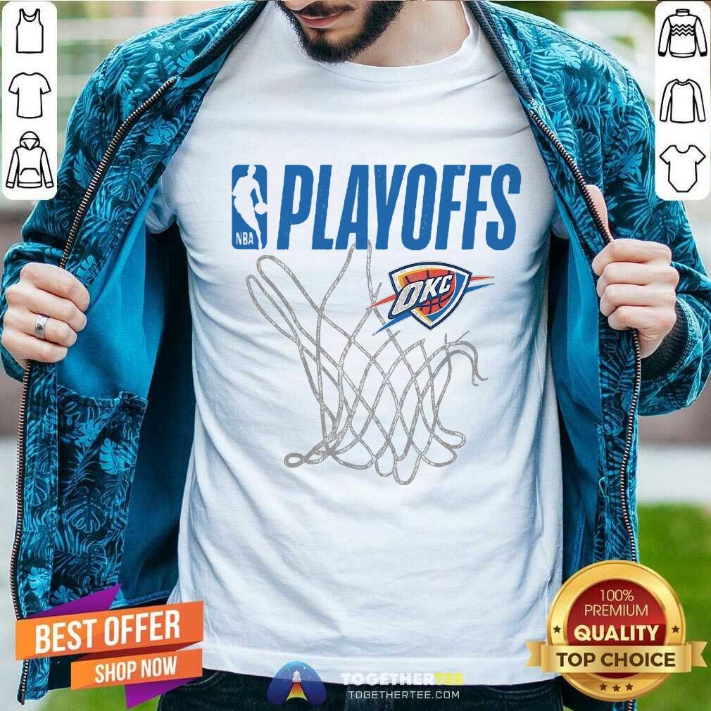 Shirt Oklahoma City Thunder 2023-2024 Playoff Net T-shirt