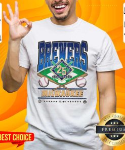 Original Brewers Milwaukee Breewers 1970-1994 Anniversary T-Shirt