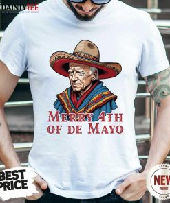 Original Merry 4th Of De Mayo Mexican Holiday T-shirt
