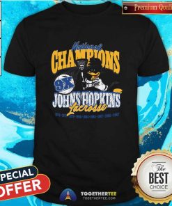 Original National Champions 9x Johns Hopkins Lacrosse T-Shirt