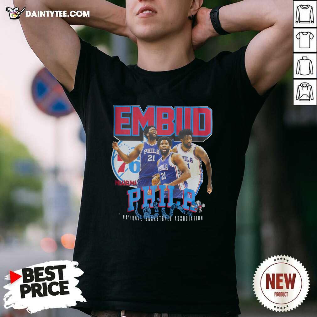 Shirt Original Philadelphia 76ers Joel Embiid Phila National Basketball Association T-shirt