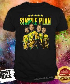 Original Simple Plan Brazilian Soccer T-shirt