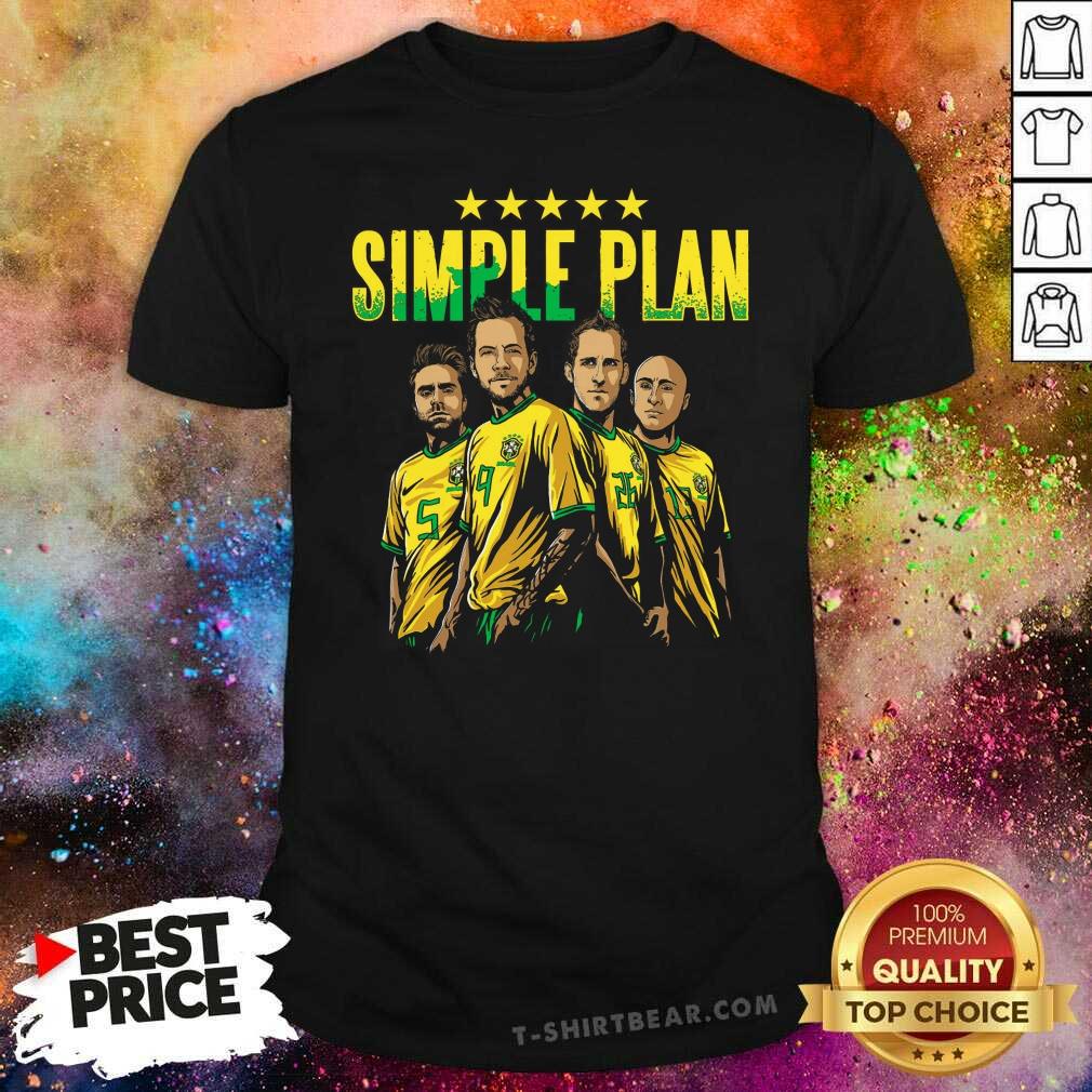 Shirt Original Simple Plan Brazilian Soccer T-shirt