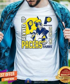 Pacers Boomer Revved Up Playoff T-shirt