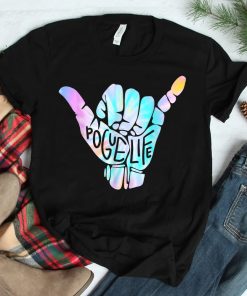 Pogue Life Shaka Hand Hang Loose Tie Dye Pattern Shirt