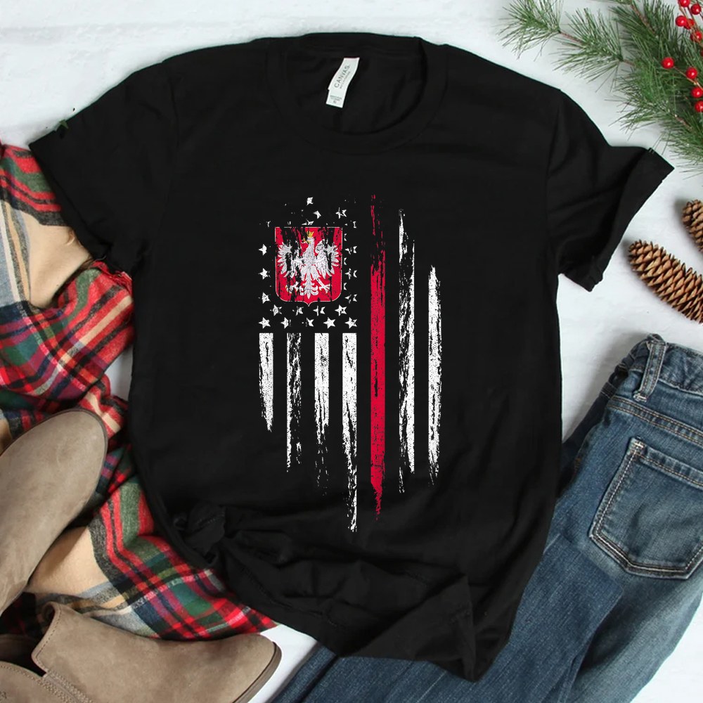 Polish American Flag Combo Poland Usa Polska Patriotic Shirt Polish American Flag Combo Poland Usa Polska Patriotic Shirt