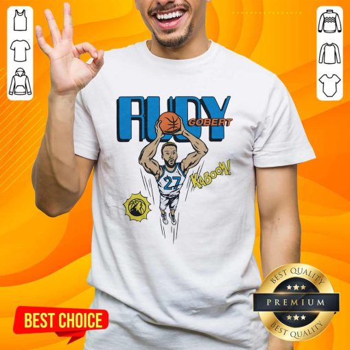Premium Comic Book Rudy Gobert T-shirt