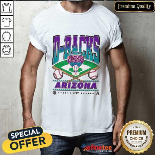 Premium D-Backs 1998 Inaugural Season Diamond Backs Arizona T-Shirt
