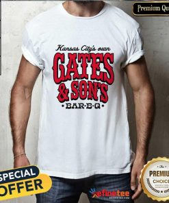 Premium Kansas City's Own Gates & Sons Bar B Q T-shirt