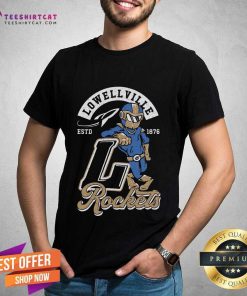 Premium Lowellville Estd 1876 L Rockets T-Shirt