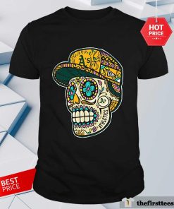 Premium Oakland Athletics New Era Sugar Skulls T-Shirt