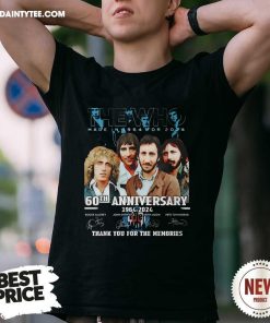 Premium The Who Made In 1964 For 2024 60th Anniversary T-Shirt