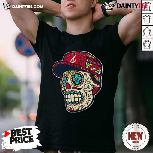 Pretty Atlanta Braves New Era Sugar Skulls T-Shirt