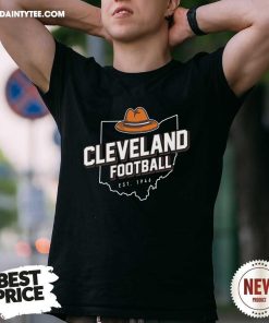 Pretty Cleveland Football PB Hat T-Shirt