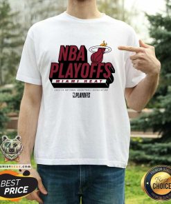 Miami Heat 2024 NBA Playoffs Defensive Stance T-Shirt