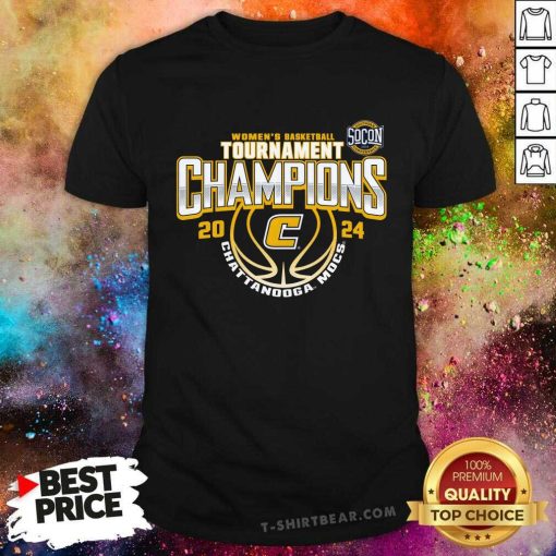 Tennessee Chattanooga Mocs 2024 SoCon Women's Basketball Conference Tournament Champions T-Shirt