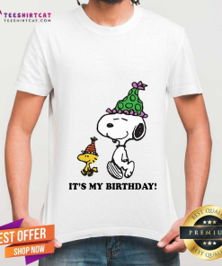 Snoopy Is My Birthday Today T-shirt