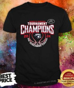 Southern Indiana Screaming Eagles 2024 OVC Women's Basketball Conference Tournament Champions T-Shirt