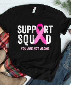 Support Squad Pink Ribbon Breast Cancer Awareness Shirt