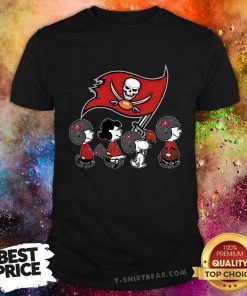 The Peanuts Snoopy And Friends Cheer For The Tampa Bay Buccaneers NFL T-shirt