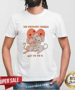 The Horrors Persist Mouse But So Do I T-shirt
