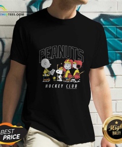 Snoopy Peanuts Gang Hockey Club V-neck