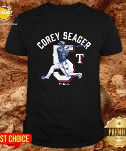 Corey Seager Royal Texas Rangers Player Swing T-Shirt