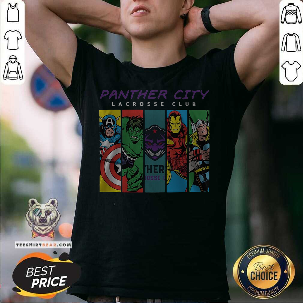 Shirt Personalized NLL Panther City Lacrosse Club Marvel Studios T-Shirt