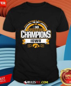 Iowa Hawkeyes 2024 Big Ten Women's Basketball Conference Tournament Champions Locker Room T-Shirt