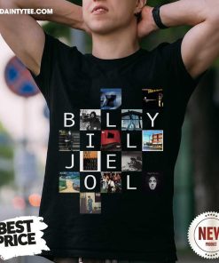 Awesome Billy Joel Album Covers Black T-Shirt