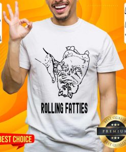 Awesome Cute Rolling Fatties Cat T-Shirt
