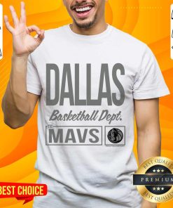 Awesome Dallas Basketball Dept Mavericks Basketball T-Shirt